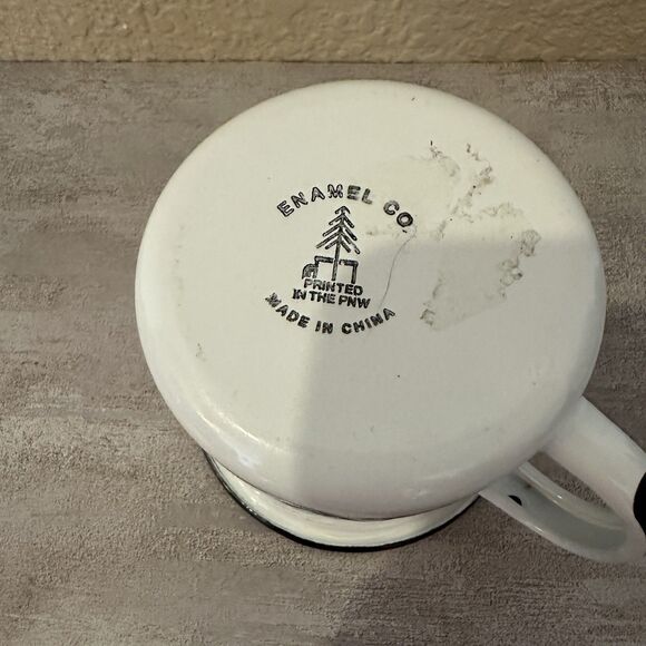 Enamel Mug Harry Potter Muggles Black And White - Picture 4 of 4